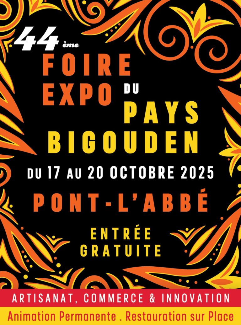 Affiche Foire expo Pont l'Abbé 2025
